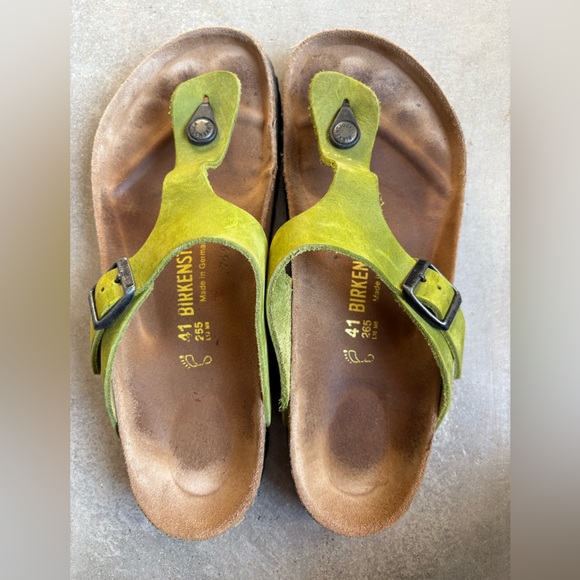 Birkenstock Gizeh Suede Thong Sandals - Picture 1 of 11